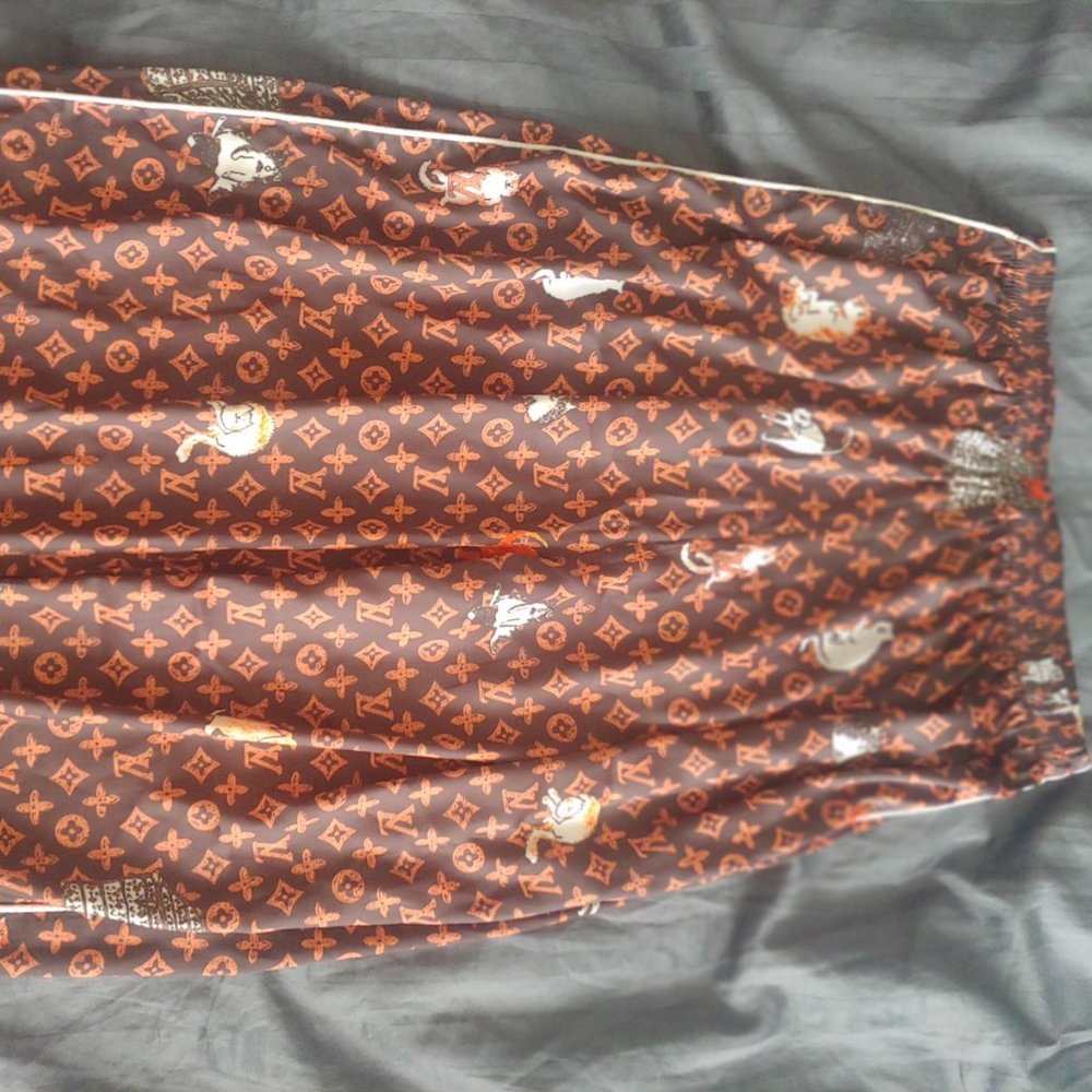 Luis Vuitton Cat Pajama Set